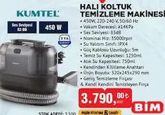 KUMTEL HALI KOLTUK TEMİZLEME MAKİNESİ
